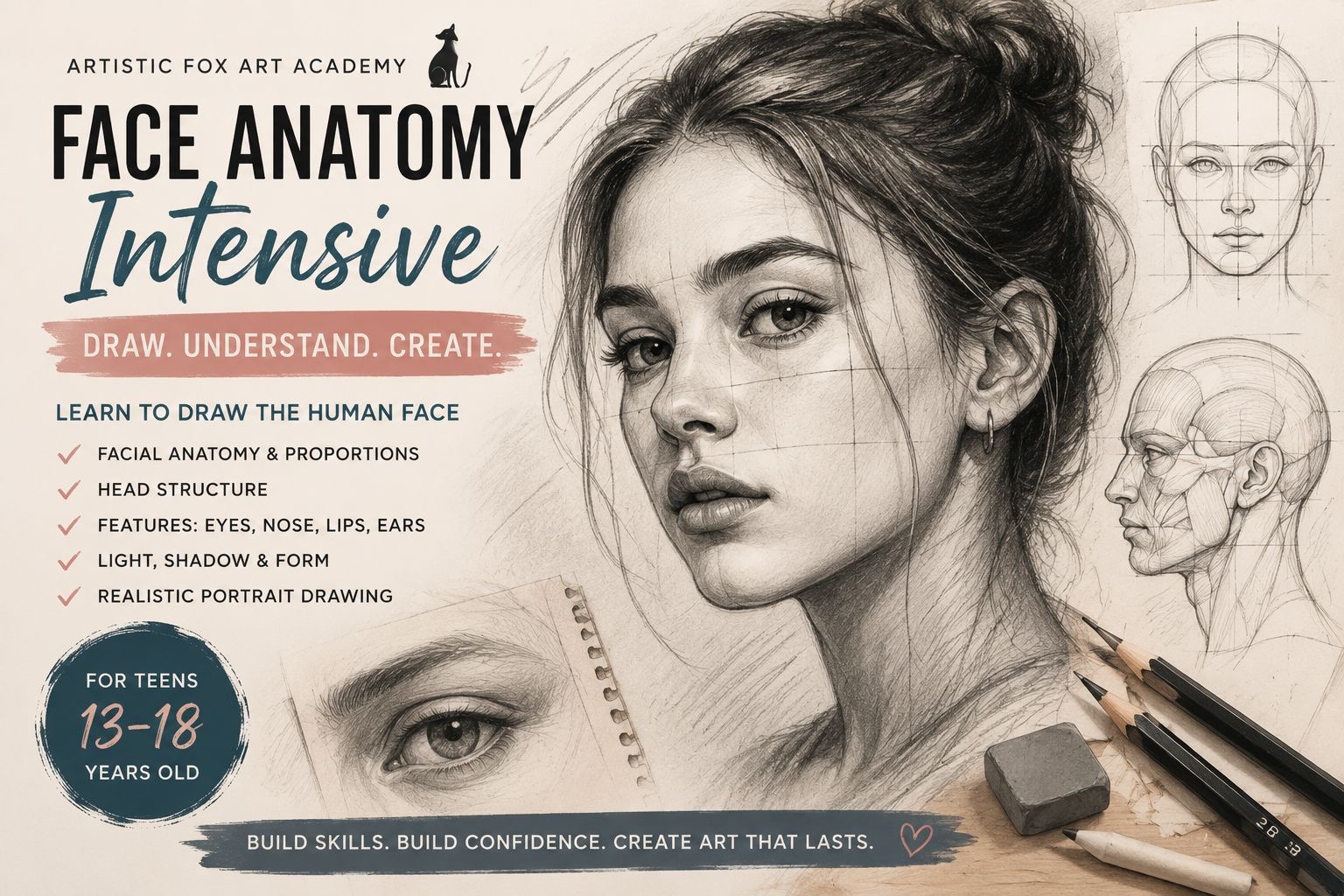 Portrait intensive course poster